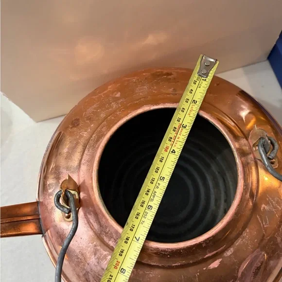 Vintage Revere Copper Tea Kettle with Black Handle - Picture 6 of 16